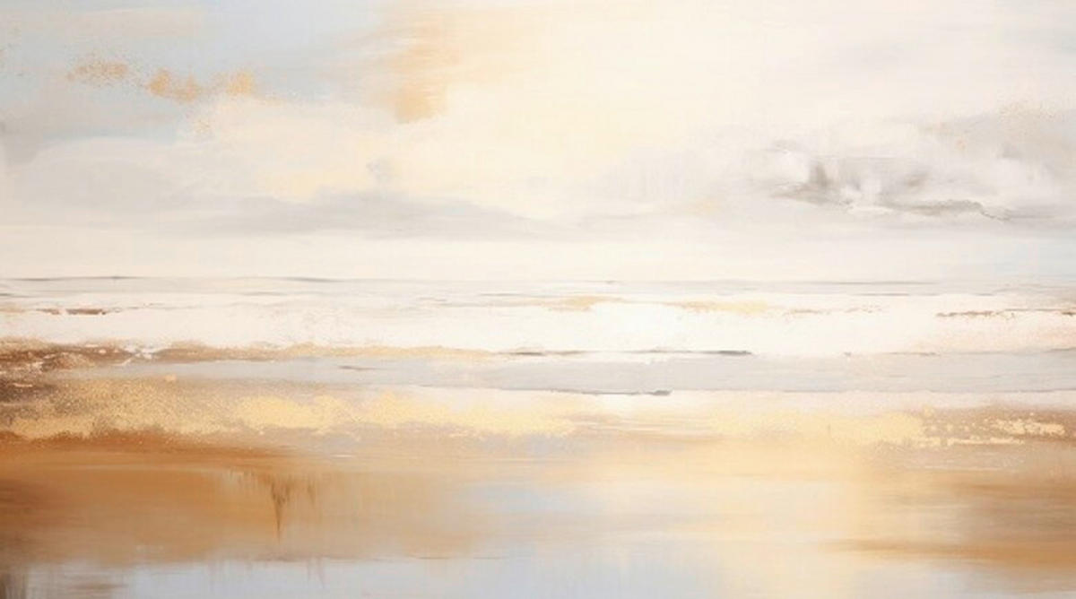 ALUMINIUMBILD Strand & Meer  - Multicolor, Basics, Metall (180/100/2cm) - Euroart