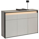 SIDEBOARD  in 130/88/38 cm  - Beige/Schwarz, KONVENTIONELL, Holzwerkstoff (130/88/38cm) - Voleo
