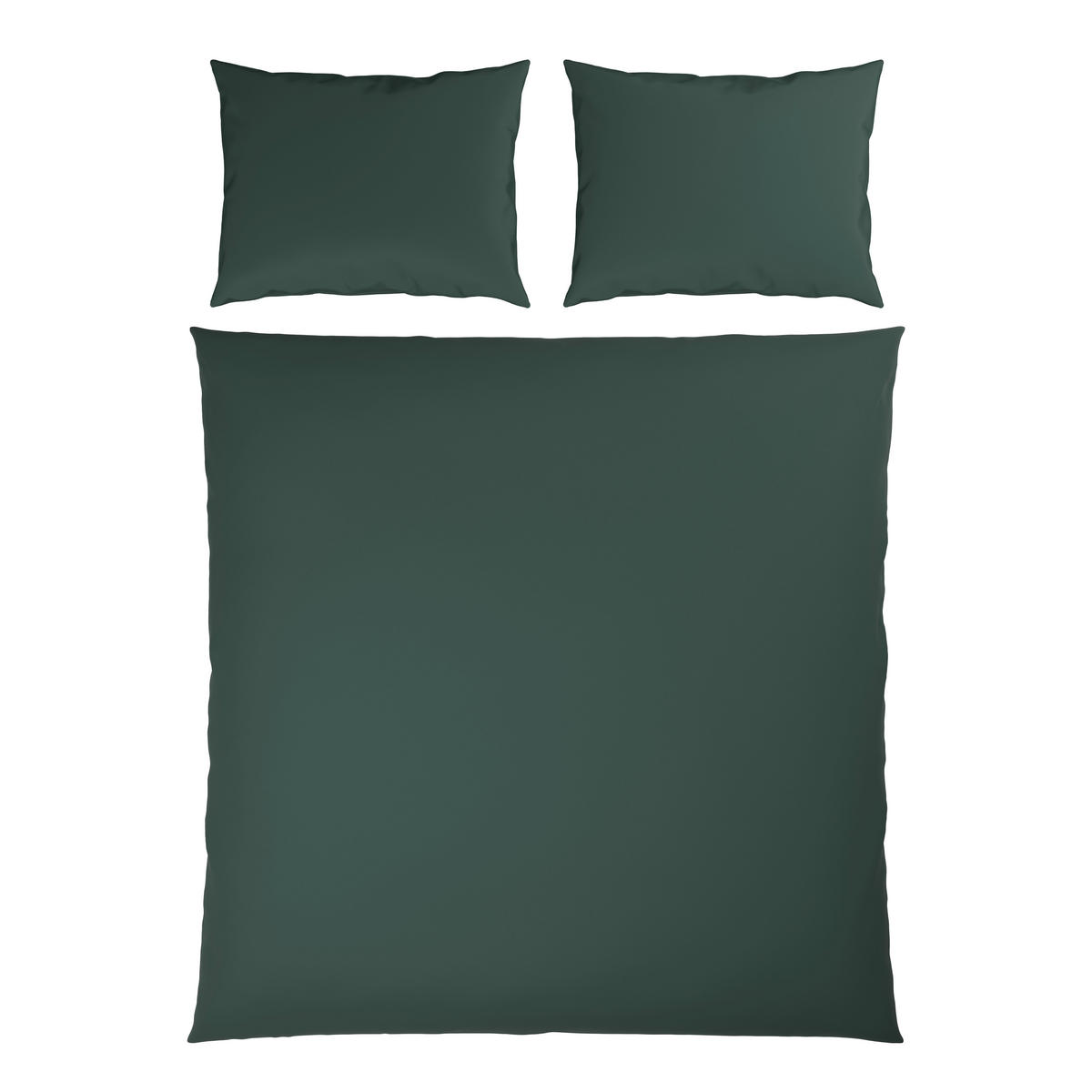 BETTWÄSCHE 200/200 cm  - Grün, Basics, Textil (200/200cm) - Bio:Vio