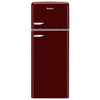 KÜHL-GEFRIER-KOMBINATION  - Weinrot, Basics, Metall (55/144/61,5cm) - Amica
