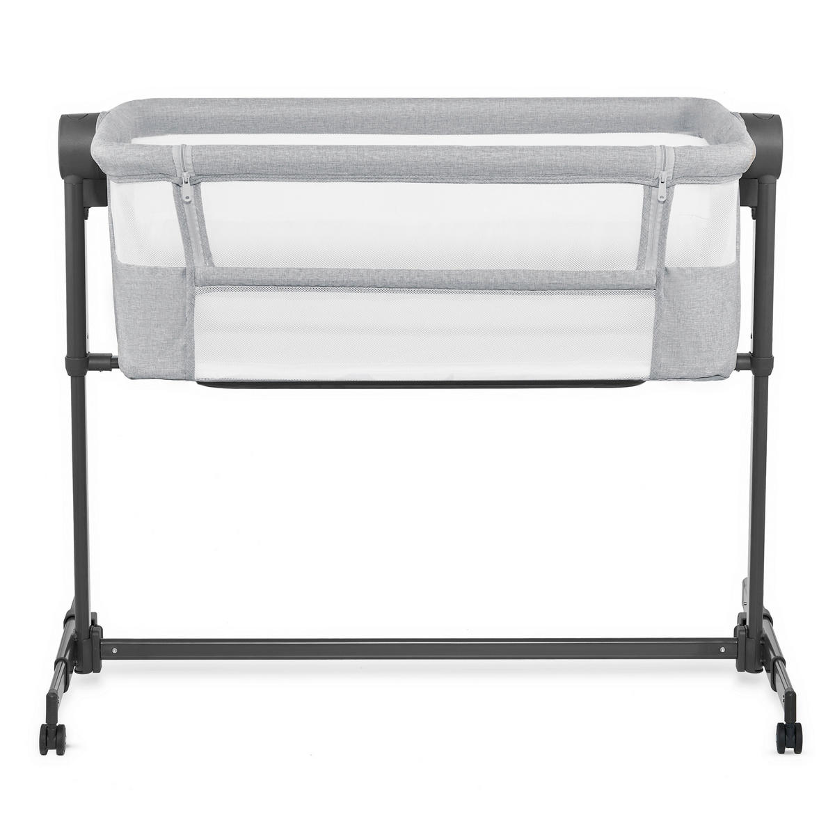 BEISTELLBETT Neste Up 2  - Hellgrau, Basics (98/68-79/51-60.5cm) - kinderkraft