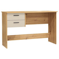 SCHREIBTISCH  in Kaschmir, Eiche Artisan  - Kaschmir/Schwarz, Modern, Holzwerkstoff/Kunststoff (120/77/50cm) - MID.YOU