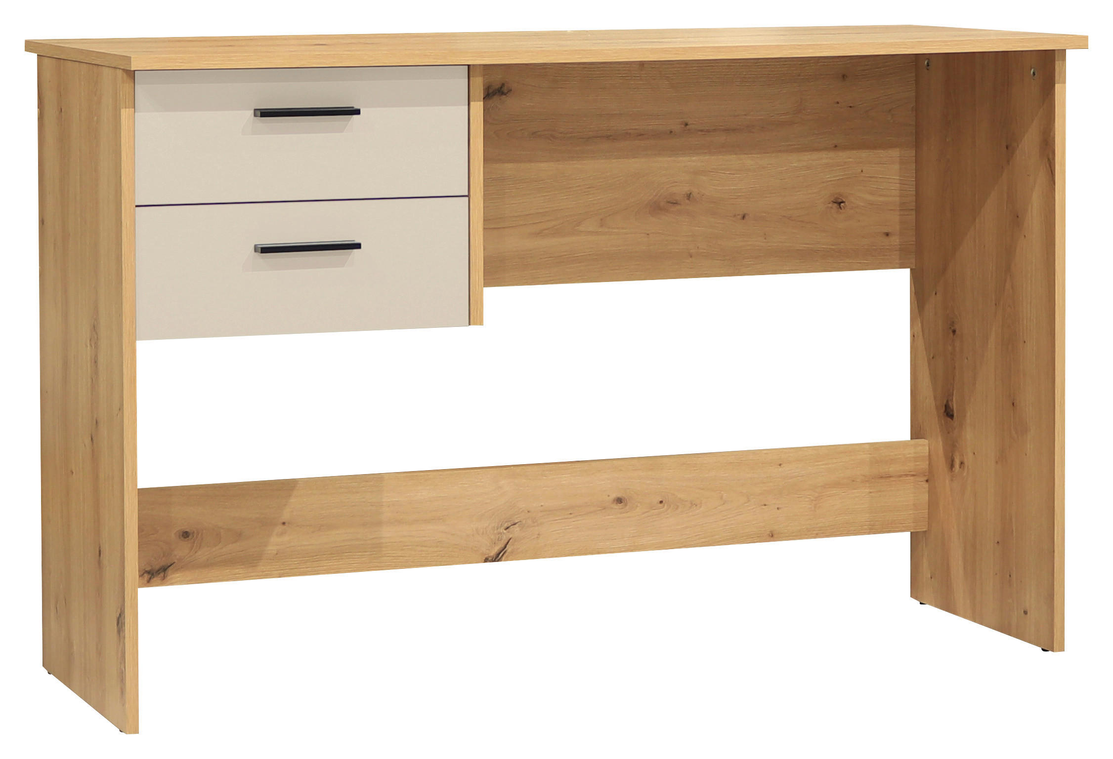 MID.YOU PSACÍ STŮL, kašmírová, dub artisan, 120/50/77 cm