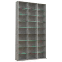 REGAL Grau  - Grau, Design, Glas/Holzwerkstoff (102/181/23cm) - MID.YOU