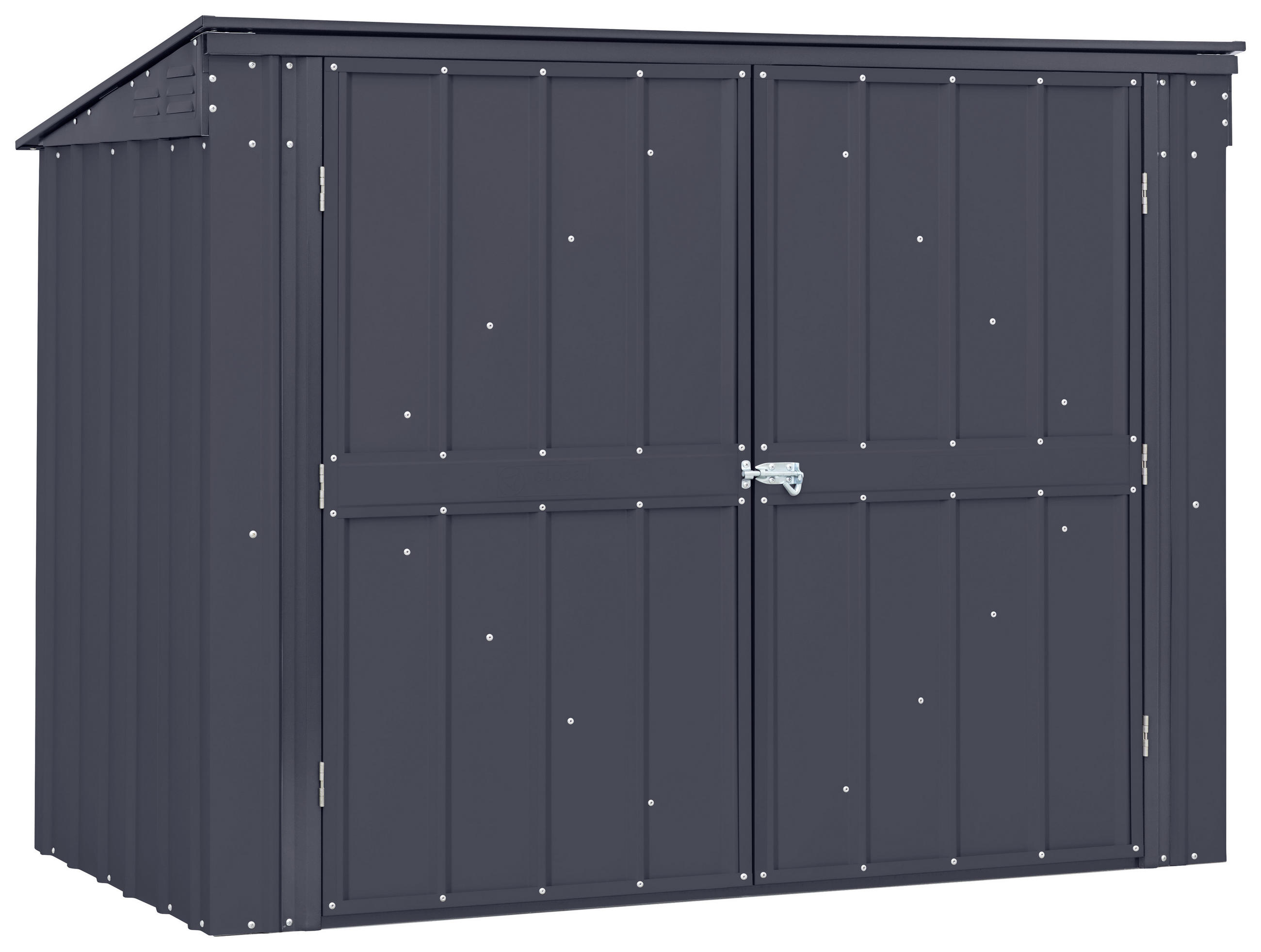 Mülltonnenbox 174x131x101 Cm Absperrbar, Pultdach