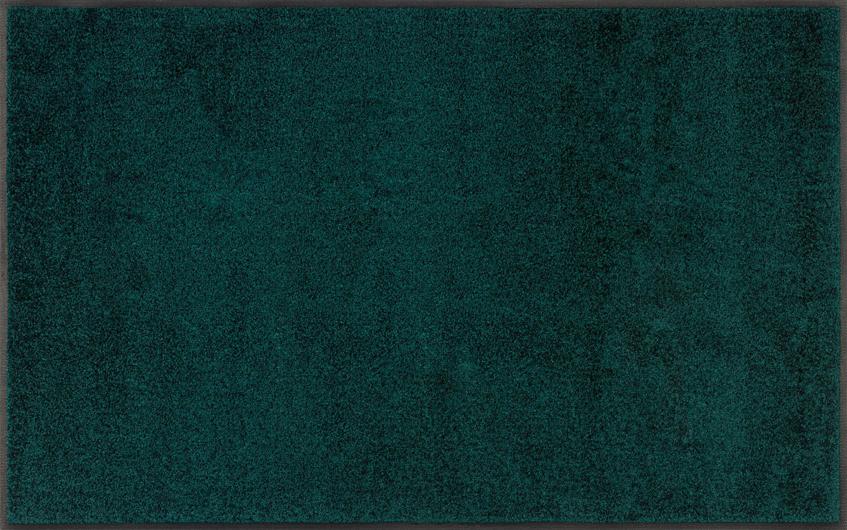 LÄUFER 75/120 cm  - Petrol, Basics, Kunststoff/Textil (75/120cm) - wash+dry