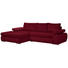 WOHNLANDSCHAFT in Textil Rot - Chromfarben/Rot, Design, Kunststoff/Textil (173/294cm) - Carryhome WOHNLANDSCHAFT in Textil Rot - Chromfarben/Rot, Design, Kunststoff/Textil (173/294cm) - Carryhome