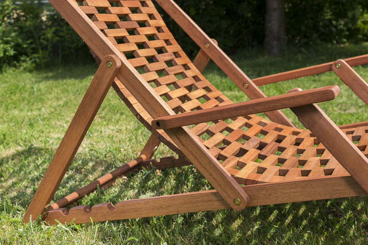 STRANDSTUHL Eukalyptusholz Naturfarben  - Naturfarben, ROMANTIK / LANDHAUS, Holz (64/102/113cm) - Gardenson