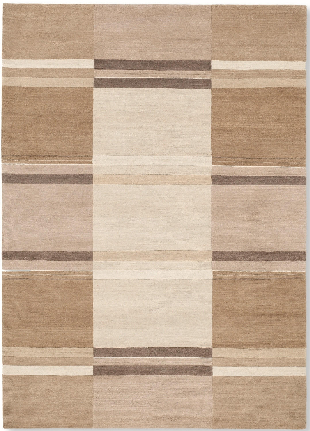 WOLLTEPPICH 120/180 cm Naturfarben rechteckig  - Naturfarben, Basics, Textil (120/180cm) - Cazaris