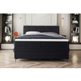 BOXSPRINGBETT 180/200 cm  in Schwarz  - Schwarz, KONVENTIONELL, Textil/Metall (180/200cm) - Carryhome