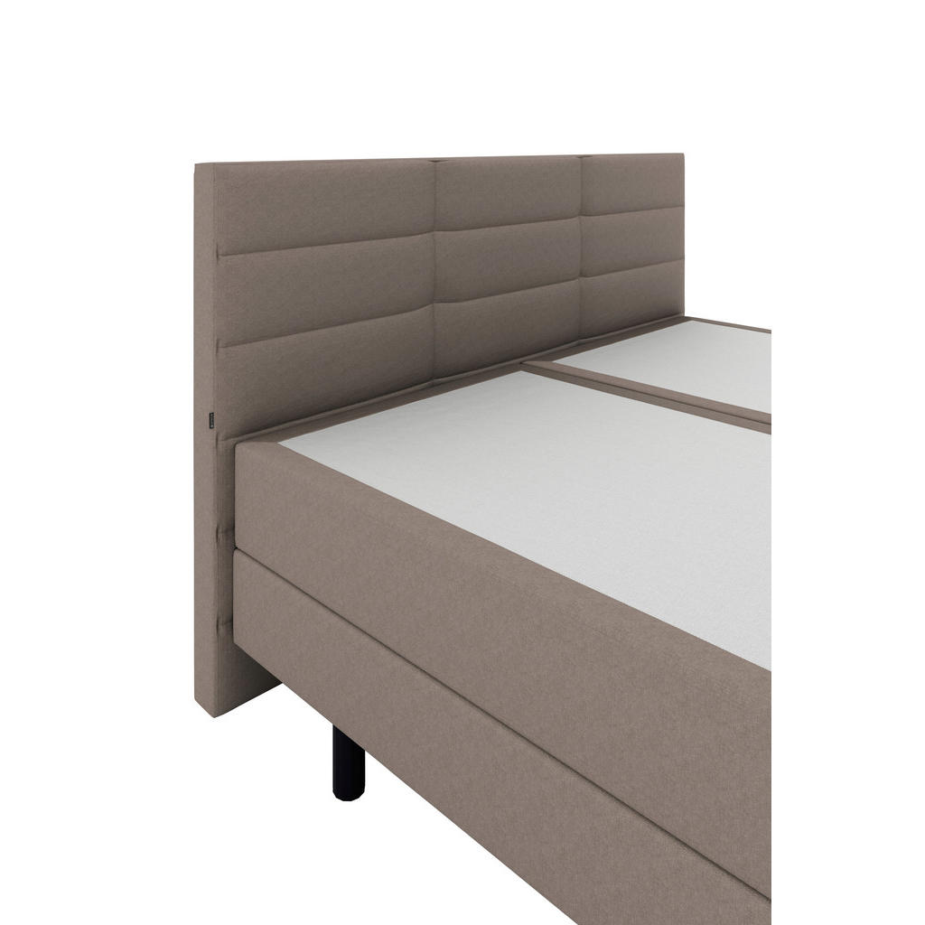 Thumbnail - Musterring Boxspringbett, Hellbraun, Textil, H2 + H4, 7-Zonen, Höhe ca. 22 cm, 180x200 cm, Dgm, Über- und Sondergrößen e...