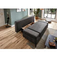 SCHLAFSOFA  mit Mikrofaser Anthrazit  - Anthrazit/Schwarz, KONVENTIONELL, Kunststoff/Textil (202/90/97cm) - Carryhome