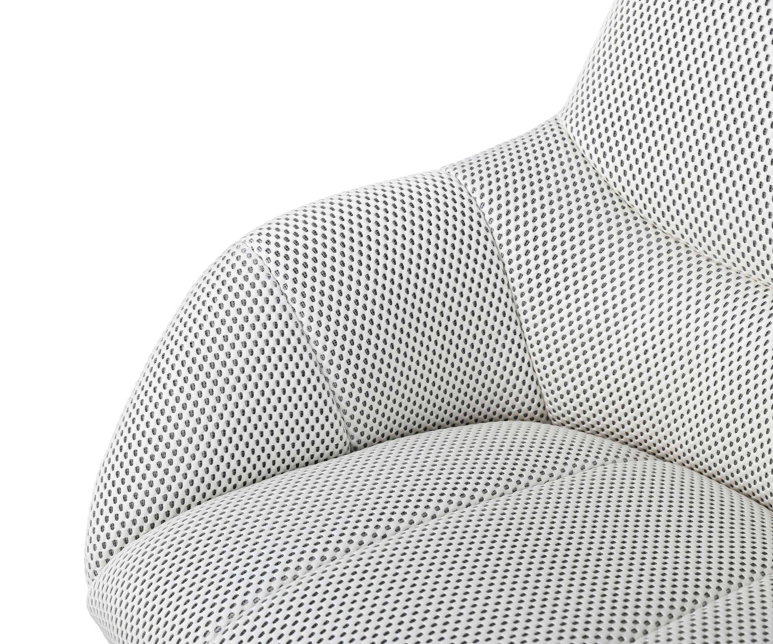 ARMLEHNSTUHL  in Eisen Webstoff  - Creme/Schwarz, Design, Textil/Metall (63/85/66cm) - Novel