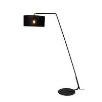 STOJEČA SVETILKA  KELSO   120.9/48/180 cm          - rjava, Design, kovina/tekstil (120.9/48/180cm)