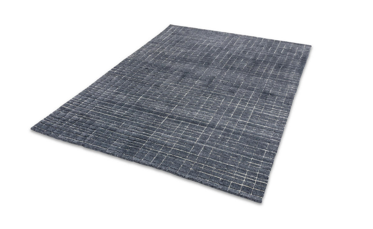 WEBTEPPICH 170/240 cm Squares  - Blau, Design, Textil (170/240cm) - Joop!