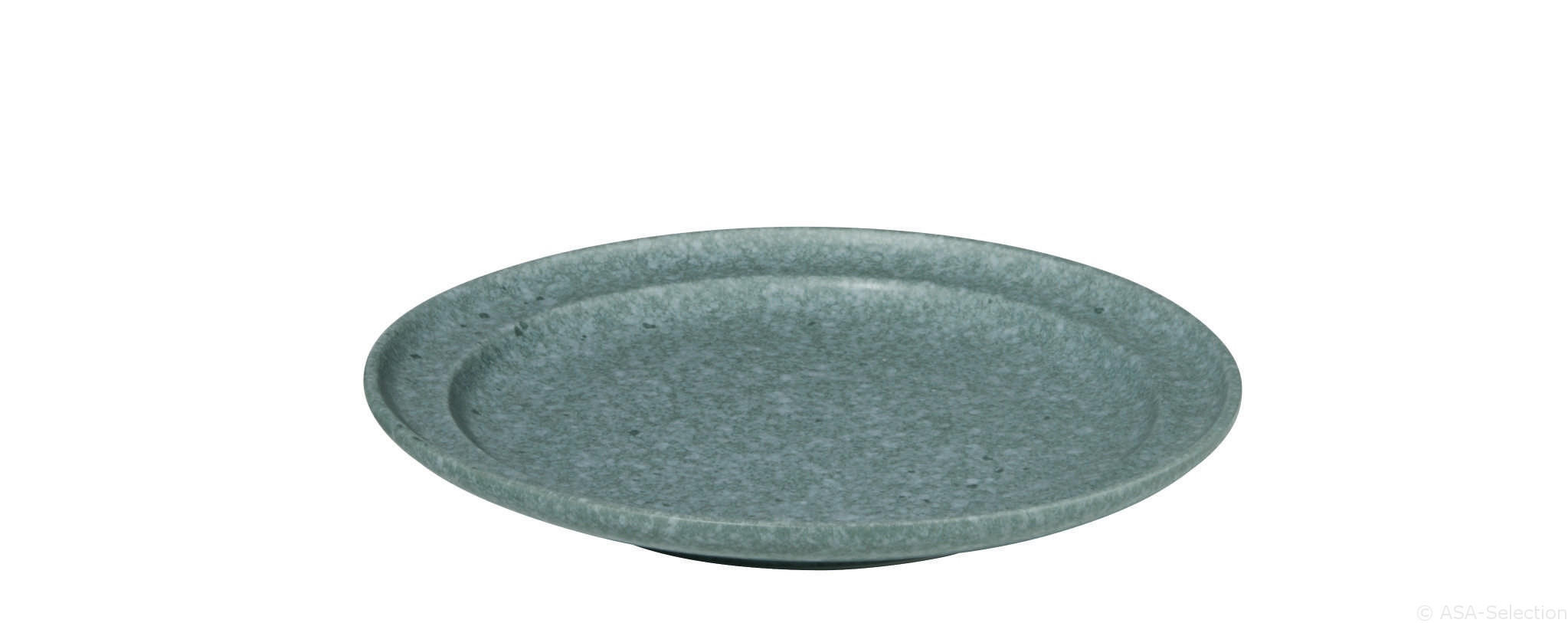 APERITIFTELLER Steinzeug  - Blau/Grün, Basics, Keramik (15/1,6cm) - ASA