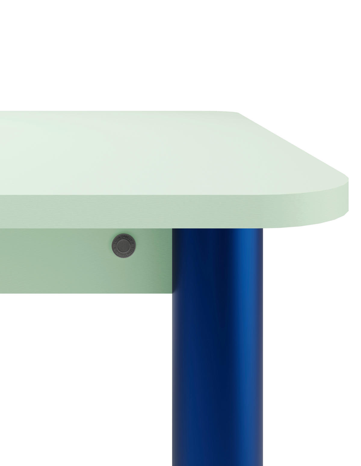 ESSTISCH in Metall, Holzwerkstoff 180/100/76 cm   - Blau/Salbeigrün, Natur, Holzwerkstoff/Metall (180/100/76cm) - Tom Tailor