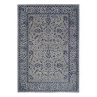 WEBTEPPICH 200/290 cm Denver Blau, Grau, Hellgrau, Hellblau, Dunkelblau, Dunkelgrau  - Blau/Dunkelgrau, Design, Textil (200/290cm) - Musterring