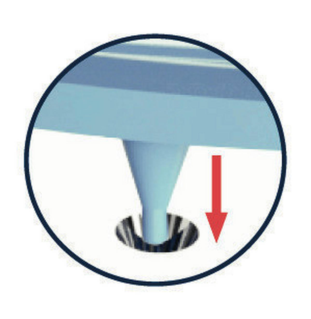 DUSCHKOPF   - Roségold, Basics, Kunststoff (12cm) - Wenko