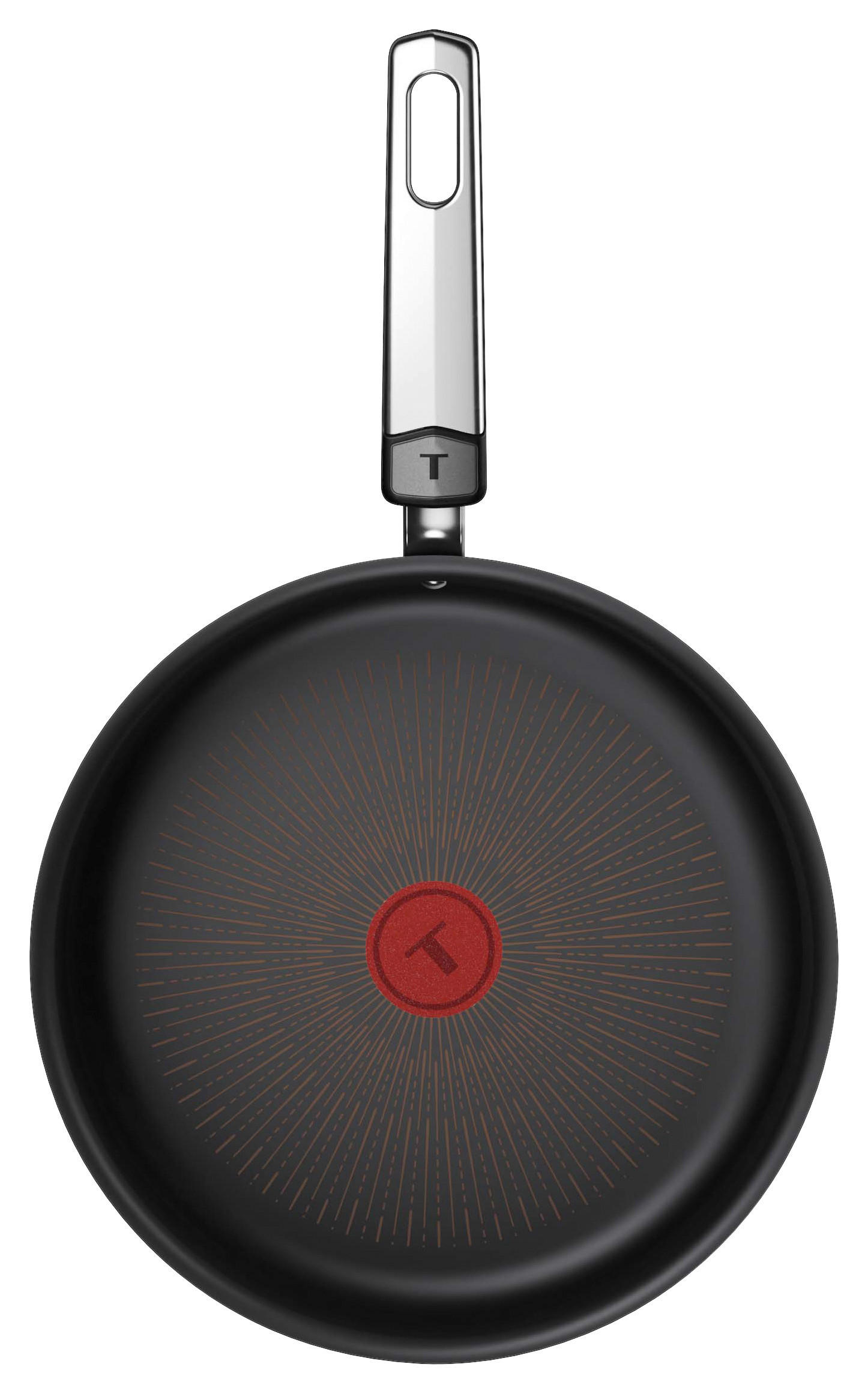 STEKGRYTA 24 cm  - svart/transparent, Design, metall/glas (24cm) - Tefal