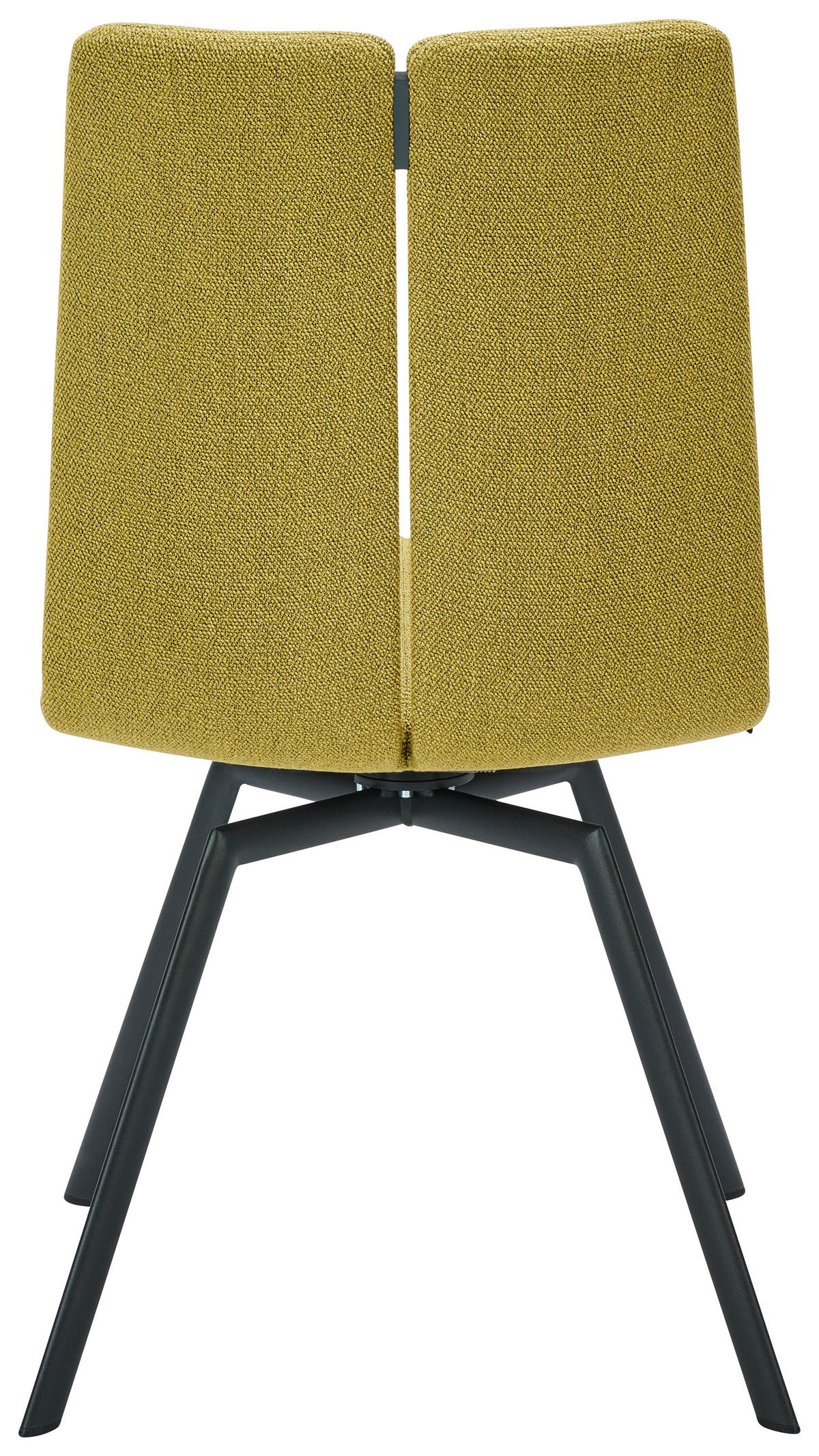 STUHL  in Stahl Struktur  - Anthrazit/Grün, Design, Textil/Metall (50/92/64cm) - Venjakob