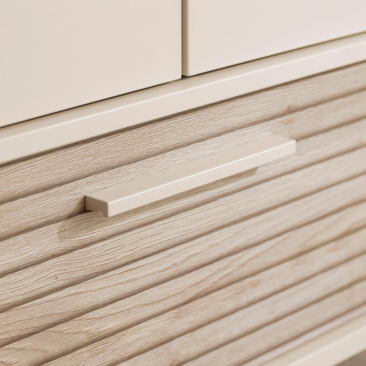 BABYKLEIDERSCHRANK Eefje Eichefarben, Beige  - Eichefarben/Beige, Basics, Holzwerkstoff (94,8/139,2/41,1cm) - Paidi