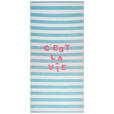 STRANDTUCH Blau, Creme 90/180 cm  - Blau/Creme, Trend, Textil (90/180cm) - Esposa