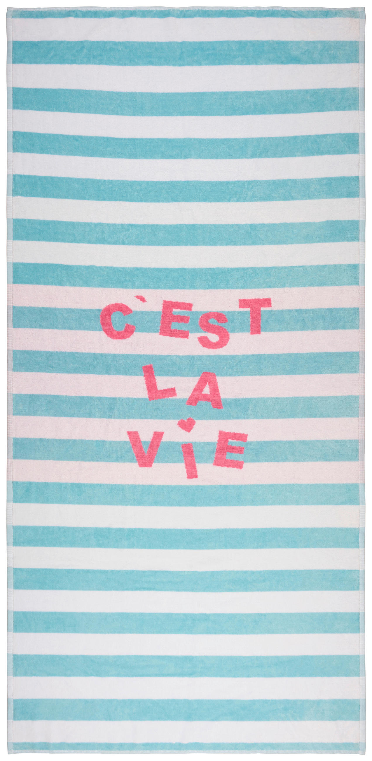 Esposa OSUŠKA NA PLÁŽ, 90/180 cm, modrá, krémová