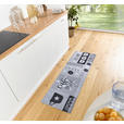 KÜCHENLÄUFER 50/150 cm Cook & Clean Grau, Schwarz, Weiß  - Schwarz/Weiß, Design, Kunststoff (50/150cm) - Esposa