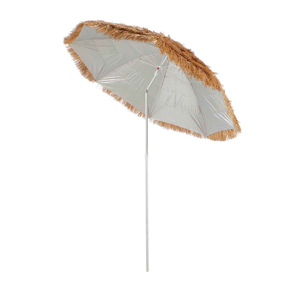 SONNENSCHIRM 175 cm Beige  - Beige/Weiß, LIFESTYLE, Kunststoff/Metall (160/160cm)