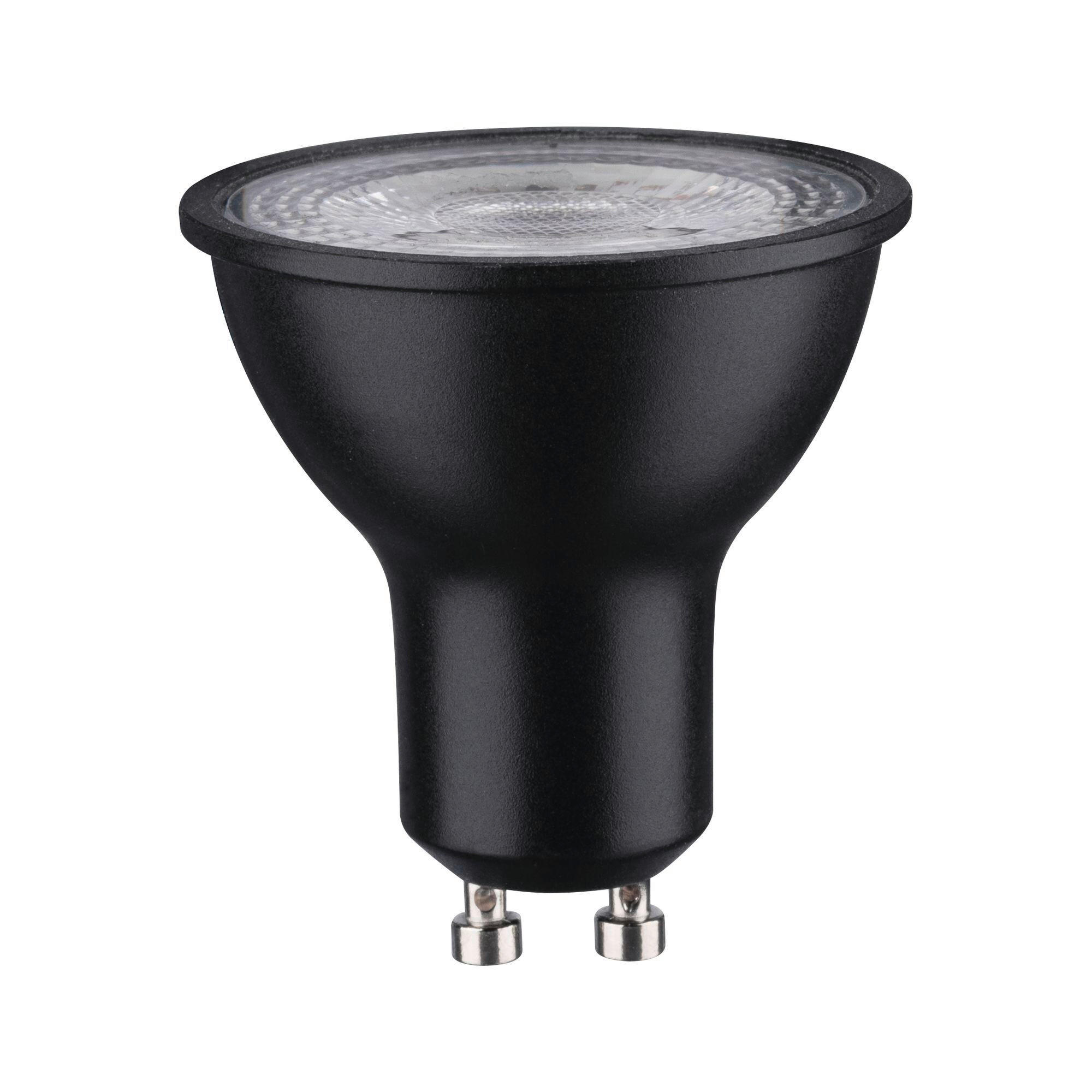 LED-LEUCHTMITTEL GU10 7 W 460 lm  - Schwarz, Design (5,1/5,1/5,4cm) - Paulmann
