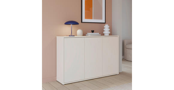 SIDEBOARD  154,2/99,1/34,9 cm  - Sandfarben/Grau, MODERN, Holzwerkstoff/Kunststoff (154,2/99,1/34,9cm) - Carryhome