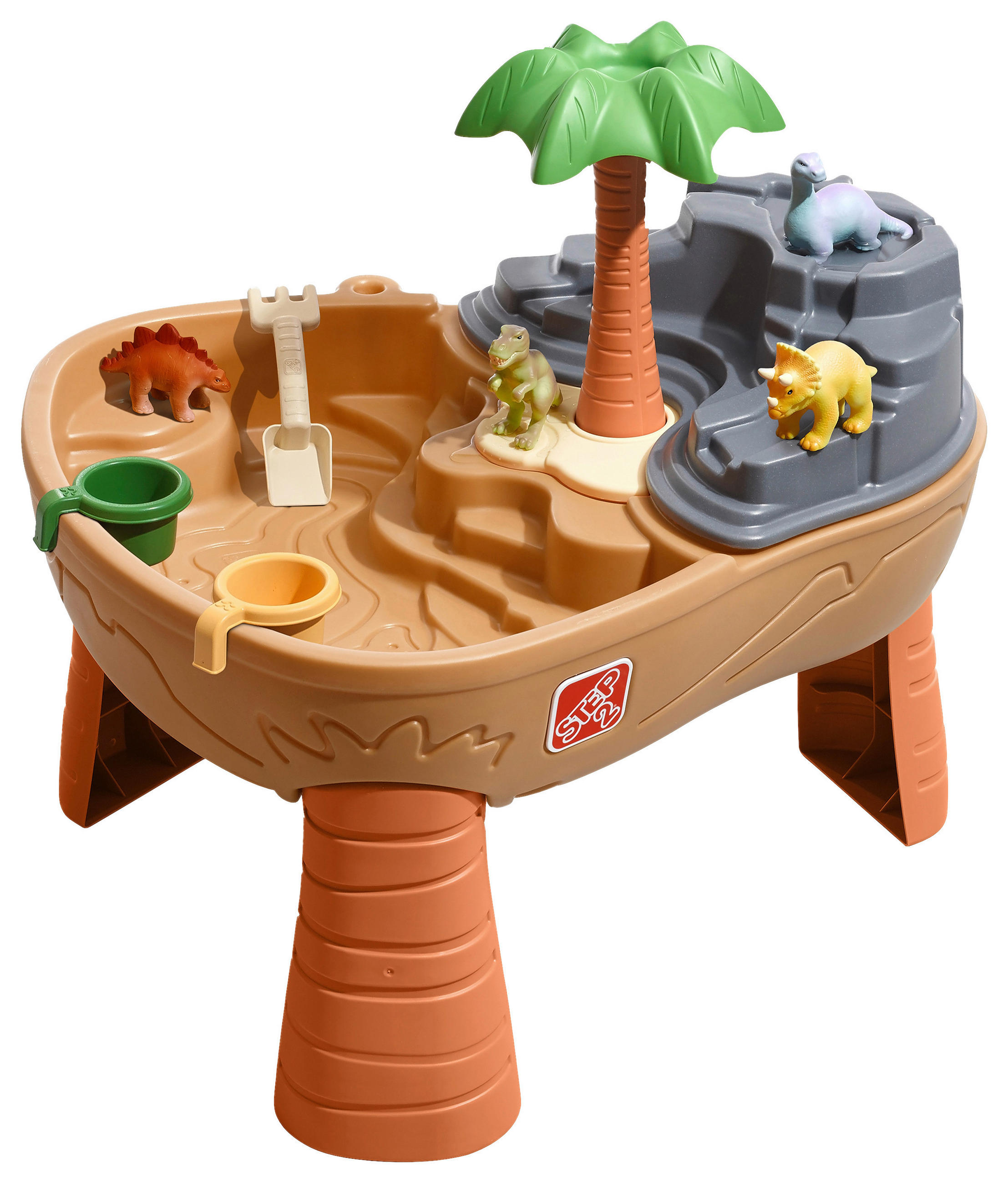 SAND- UND WASSERTISCH Kunststoff Braun, Orange  - Braun/Orange, KONVENTIONELL, Kunststoff (74,93/76,2/83,8cm) - Ambia Garden