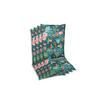 SESSELAUFLAGENSET Flamingo  - Blau/Rosa, Basics, Textil (50/7/120cm)