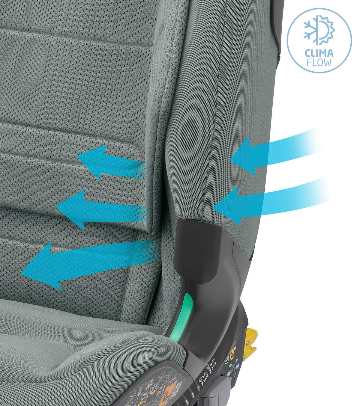 KINDERAUTOSITZ Titan Pro2 i-Size  - Hellgrau, Basics, Kunststoff/Textil (46/76/60cm) - Maxi-Cosi