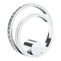 LED-WANDLEUCHTE Jewel Lights 30,5/31 cm   - Klar/Chromfarben, LIFESTYLE, Glas/Metall (30,5/31cm) - Joop!
