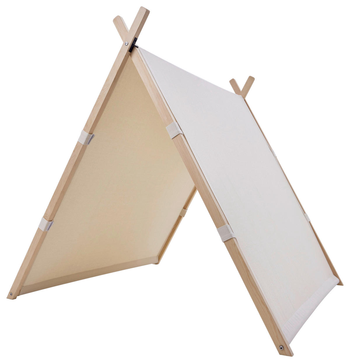 SPIELZELT - Creme, KONVENTIONELL, Holz/Textil (123/107/106cm) - Ambia Garden
