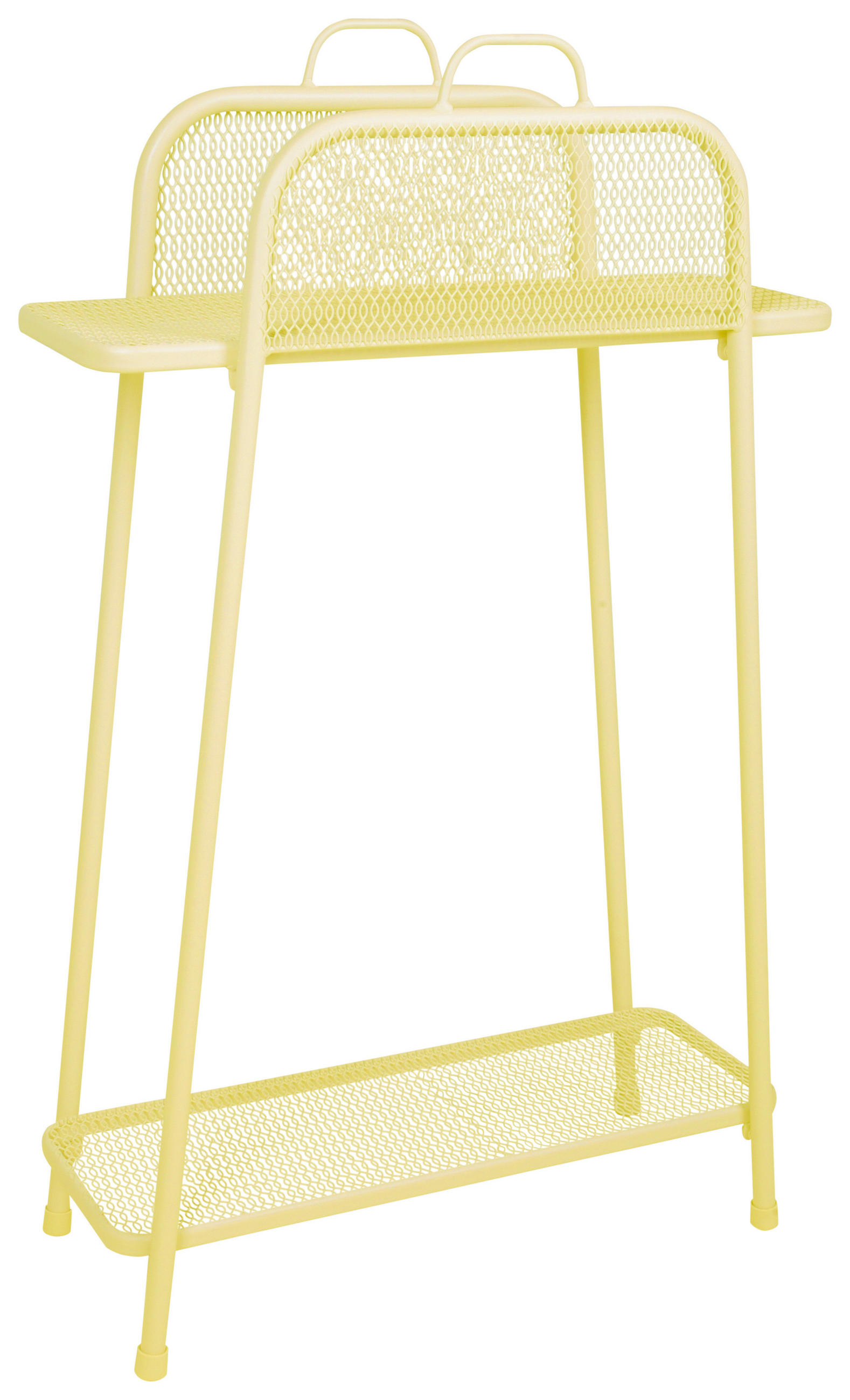 GARTENREGAL Metall  - Hellgelb, MODERN, Metall (27/105,5/65,5cm) - Gardenson