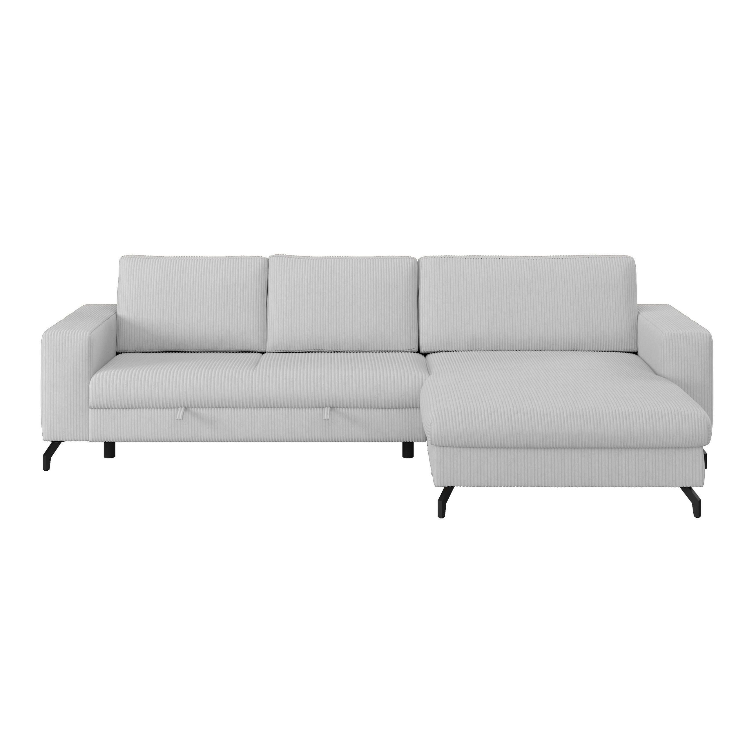 ECKSOFA Hellgrau  - Hellgrau, Trend, Textil (290/178cm) - P & B