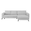 ECKSOFA Hellgrau  - Hellgrau, Trend, Textil (290/178cm) - P & B