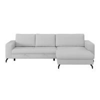 ECKSOFA Hellgrau  - Hellgrau, Trend, Textil (290/178cm) - P & B