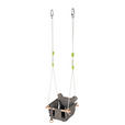 BABYSCHAUKEL SWING  - Grau, Trend, Holz/Kunststoff (40/40/25cm) - My Baby Lou