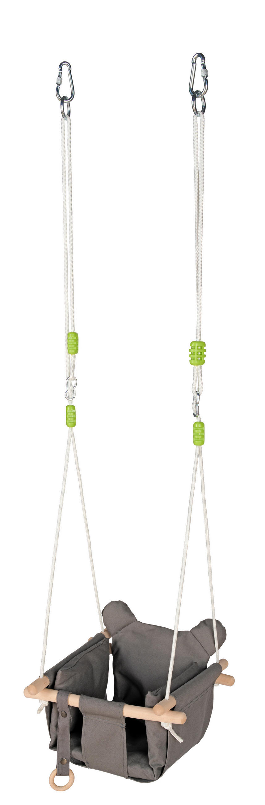 BABYSCHAUKEL - Grau, Trend, Holz/Kunststoff (40/40/25cm) - My Baby Lou