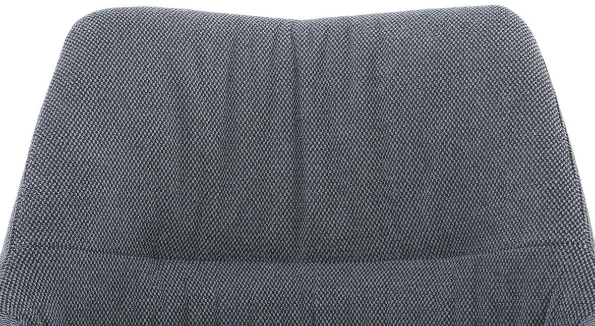 NASLANJAČ, kovina, tekstil siva  - siva, Design, kovina/tekstil (58/86/62,5cm) - Carryhome