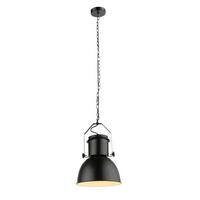 HÄNGELEUCHTE 26,5/120 cm    - Schwarz, Trend, Metall (26,5/120cm) - Globo