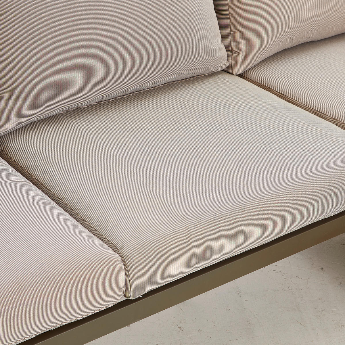 LOUNGEGARNITUR  220/220 cm  Akazie vollmassiv Stahl  - Beige/Naturfarben, MODERN, Holz/Kunststoff (220/220cm) - Ambia Garden