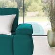 ECKSOFA in Struktur Türkis  233/313 cm  - Türkis/Schwarz, Design, Kunststoff/Textil (233/313cm) - Emilio Belluti