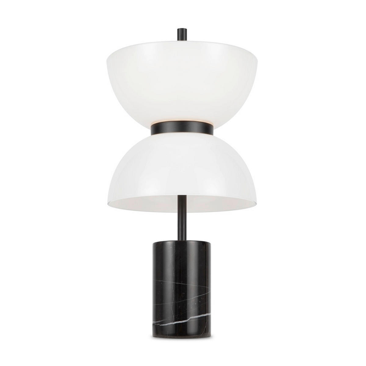 TISCHLEUCHTE - Schwarz, Modern, Stein/Metall (22/46cm) - MAYTONI