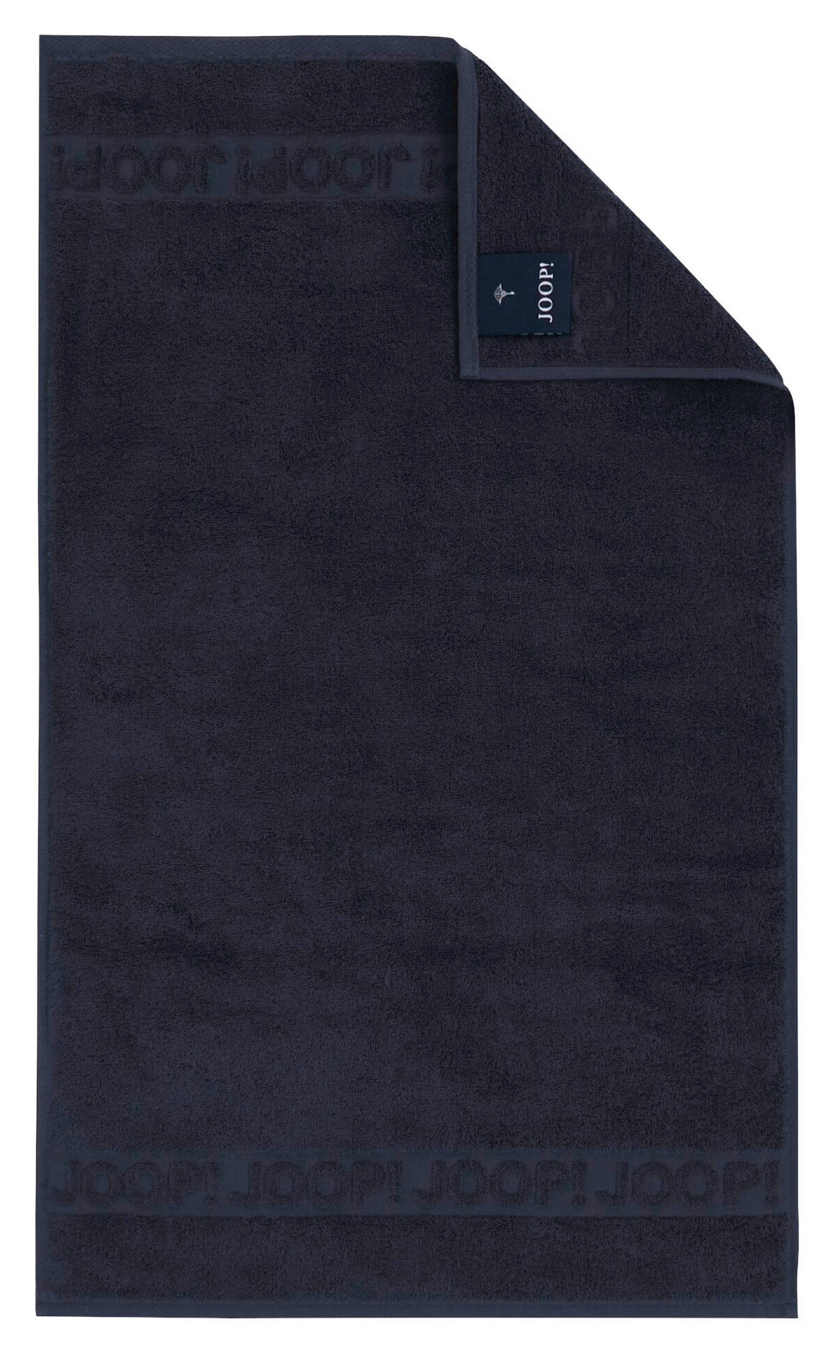 GÄSTETUCH Contour Doubleface Schwarz 30/50 cm  - Schwarz, Basics, Textil (30/50cm) - Joop!