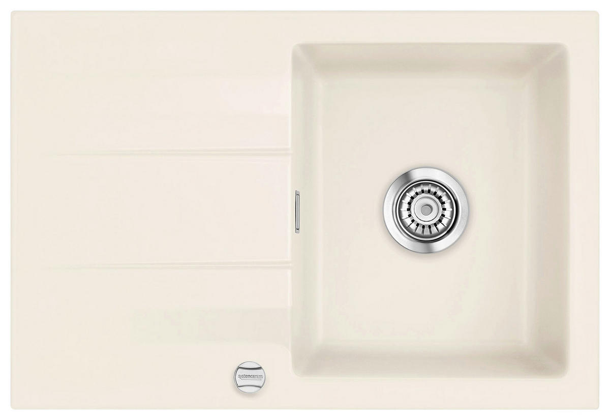 SPÜLE Genea 75 / 50900219  - Creme, Basics, Keramik (75/51/20cm) - Systemceram